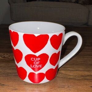 TWO’S COMPANY Cup of Love Coffee Tea Mug Cup valentines hearts love